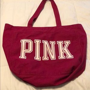 Maroon VS PINK tote bag